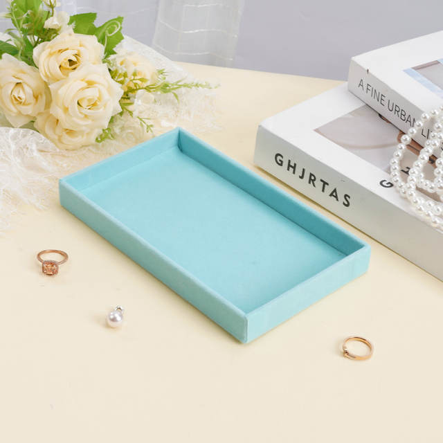 Amazon Foreign Trade Jewelry Box Cross-Border Jewelry Accessories Storage Box Creative Jewelry Box Velvet Tray Storage Box detail 12