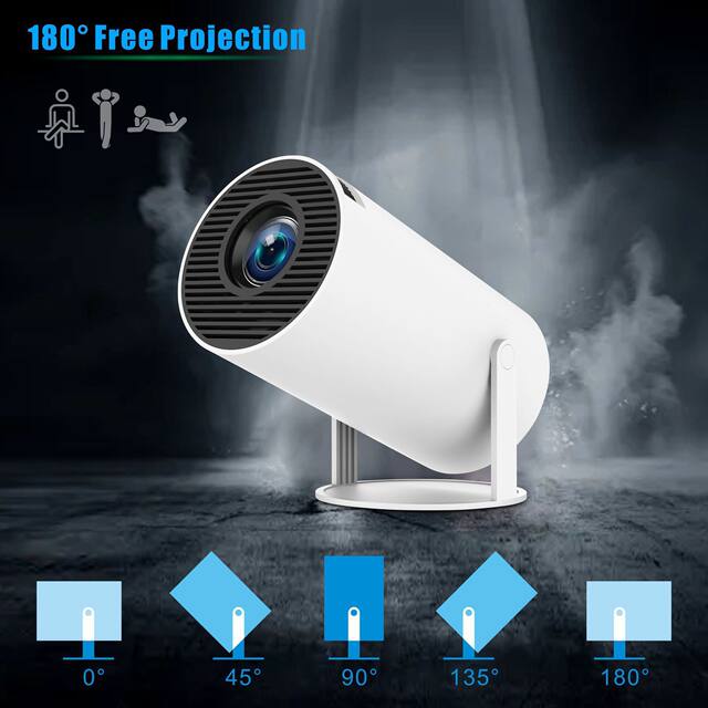 Cross-Border Hot Product Hy300 Projector, Home Mini Portable High-Definition Projector, Supports Wireless Screen Sharing on Large Screens detail 6