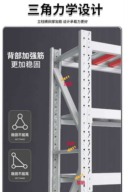 Warehouse Shelves, Multi-Layer Storage Racks, Super Heavy-Duty Storage Racks, Express Delivery Storage Racks, Household Cargo Racks detail 8