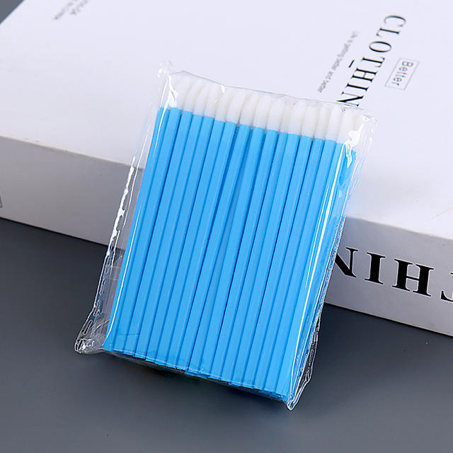 Hollow Rod Lip Brush, Transparent Lipstick Lip Gloss Stick, Makeup Tool, Portable Cleaning Brush, 50 Disposable Lip Brushes detail 11