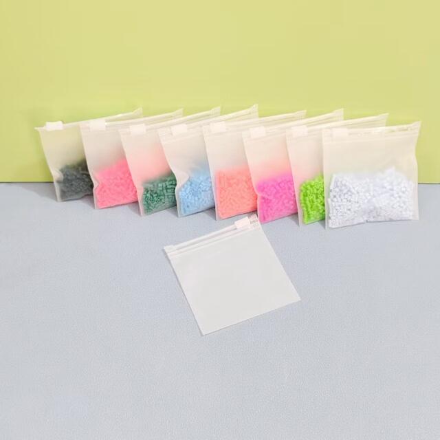 8*8 Bead Sorting Storage Bags Wholesale, Frosted Zipper Bags DIY Bead Refill Packs, Sorting Bags for Finished Products detail 6