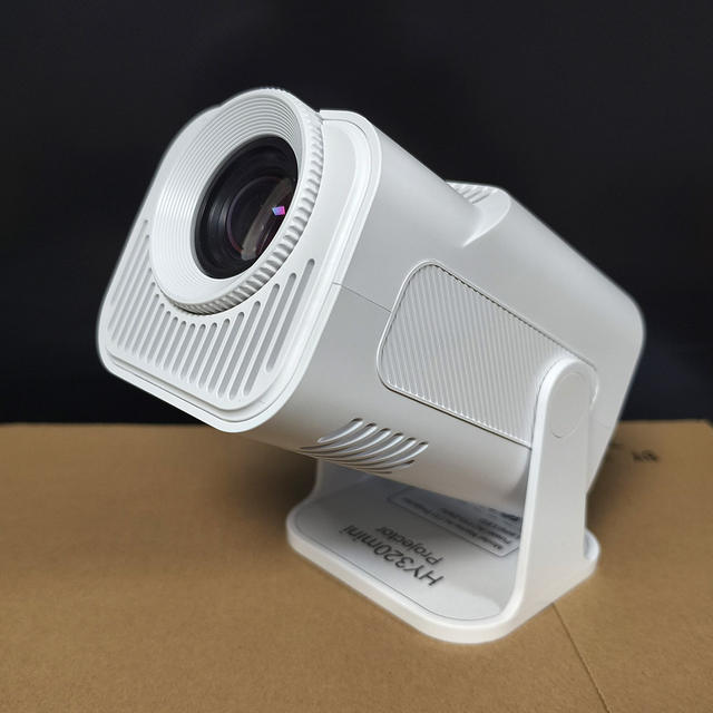 Cross-Border Original Factory Hy320 Mini Android 14 High-Brightness Gimbal Projector for Home Bedroom Smart Portable Use detail 3