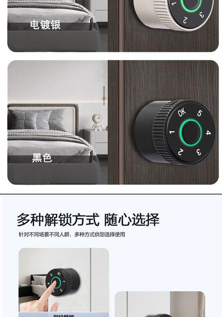 Fingerprint Password Smart Lock Core, Split Lock Panel Lock, Replacement Lock Core, Anti-Theft Smart Door Lock for Main Door and Wooden Door detail 5