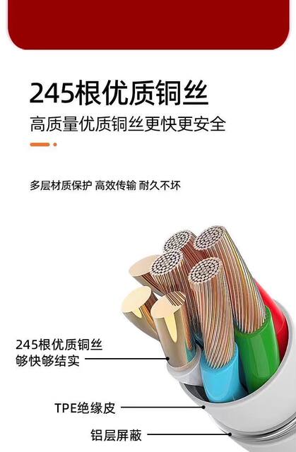 200W charging line for VIVO/iQOO mobile phone 11pro charging line 120W flash charging line 11s double typec10 detail 8
