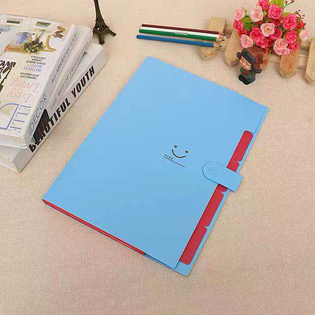 Smile A4 Accordion File Bag for Organizing Test Papers, Subject-Specific Student Tutoring Bag, Customizable Folder for Student Office Use detail 3