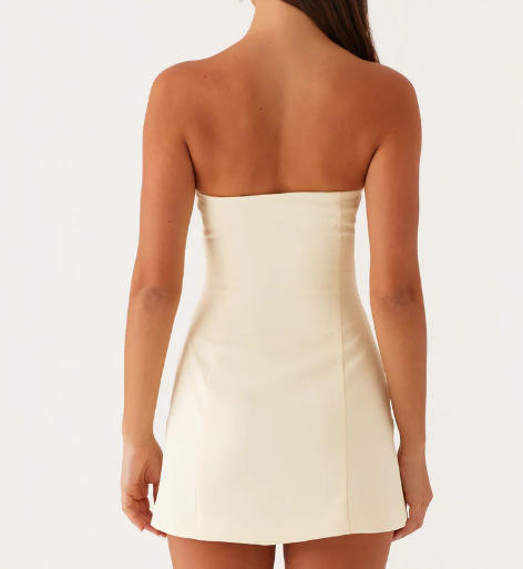 Three-Dimensional Flower Sexy Tube Top Dress for Women Summer French Slimming Short Skirt Niche Waist-Cinching Puffy Skirt detail 8