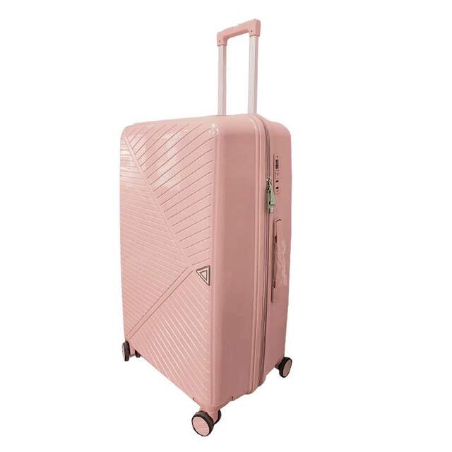 Ultra-Light Travel Suitcase Password Lock Pp Set Foreign Trade Luggage Zipper Large Capacity Carry-On Suitcase with Universal Wheels detail 5
