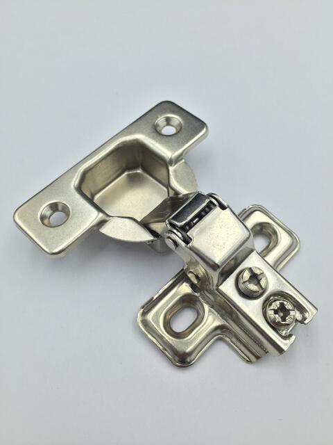 Manufacturer Wholesale Hinge Hardware for Doors and Windows, Short Arm Two-Stage Force Fixed Silent Cabinet Door Hydraulic Hinge detail 3