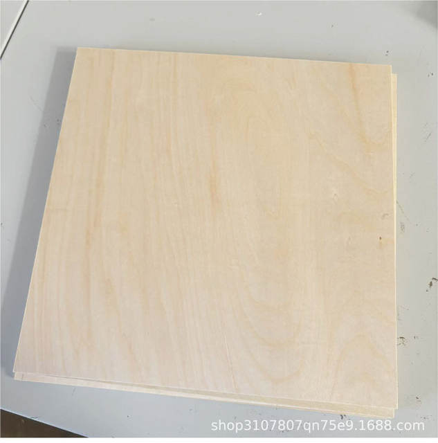 Basswood Plywood Laser Engraving Crafts Wood Board Double-Sided Plywood Cutting Thin Wood Board Plywood Multi-Layer Board detail 10