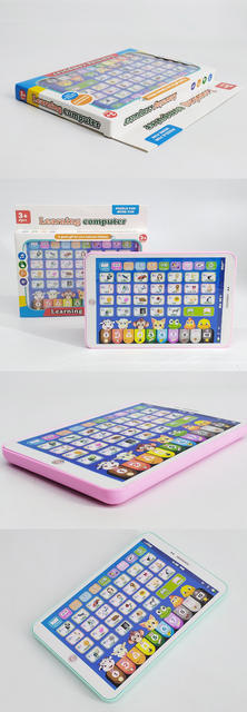 Foreign trade new English tablet reading machine toy children's early education puzzle voice touch screen puzzle learning machine wholesale detail 3