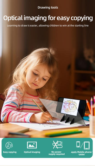 Projection copy board drawing artifact cartoon drawing sketch light shadow multifunctional transparent optical drawing board hand drawing artifact detail 11