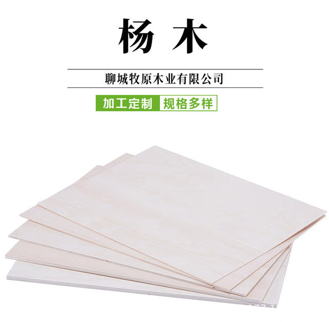 Yangmu Shuangqing Multi-Layer Board Pyrography Material Wooden Board Custom Laser Plywood Art Processing Poplar Board detail 1