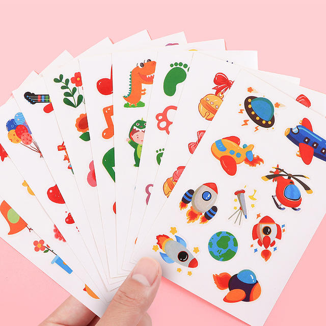 Kindergarten Growth Manual Decorative Stickers Children's File Footprint Baby Growth Memorial Album Making Materials detail 7