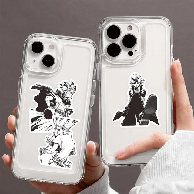 Japanese Anime Ishigami Era Stickers Ishigami Chisato Amber Stanley Genron Water Peripheral Diary Notebook DIY Set detail 7