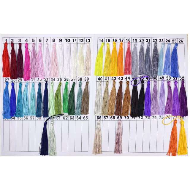 Blank Bookmark Self-written Paper Handwritten Primary School Student Production Material Package diy Handmade Dried Flower Bookmark Card Tassel detail 12