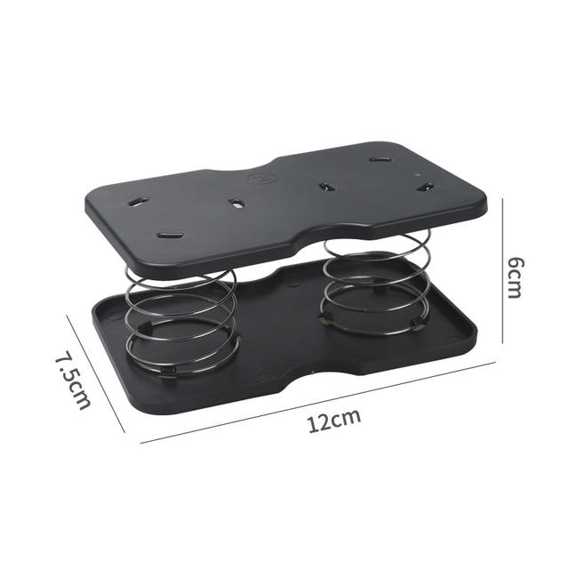 Spring-Loaded Tissue Box Holder, Pull-Out Bottom Tray, Spring-Loaded Tissue Box Base, Storage Box, Spring Sheet, Lifting Elastic Tray