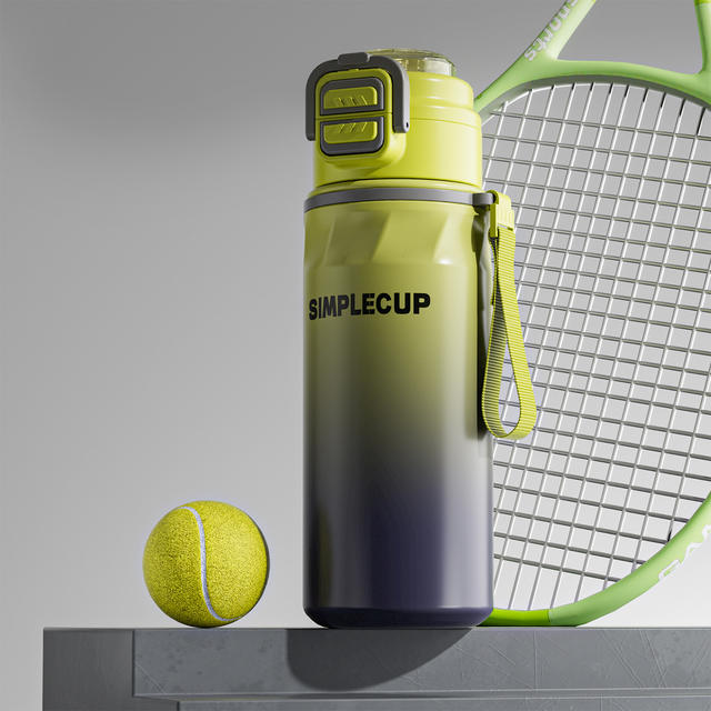Outdoor Riding Running Sports Cup 316 Stainless Steel Thermos Cup Bullet Large Capacity Water Kettle with Straw Water Cup
