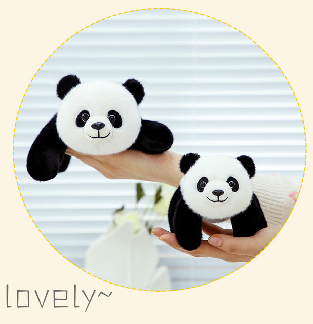Genuine very precious sweet three-position animal doll sloth lie prone small doll palm treasure raccoon plush toy detail 10