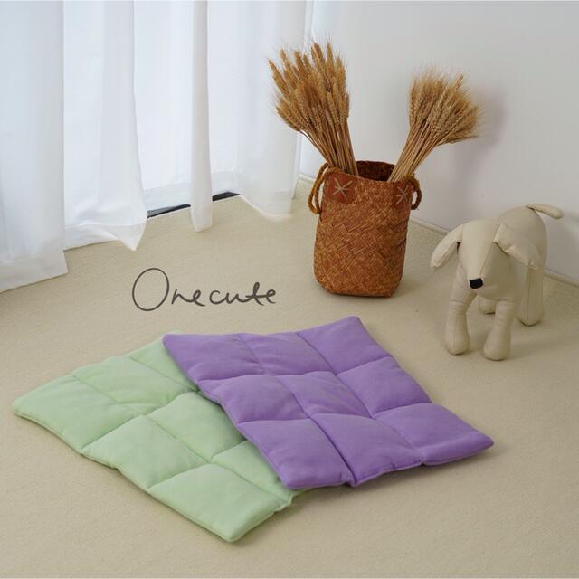 Cotton Pad, Dog Solid Color Bag Pad, Thickened Macaron Soft Pad, Lightweight and Washable detail 5