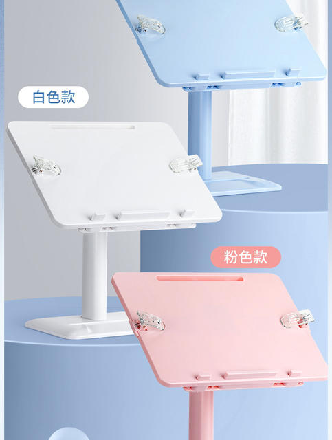 Children's reading bookshelf reading bookshelf reading multifunctional Reading stand Primary School student desktop floor reading stand adjustable detail 3