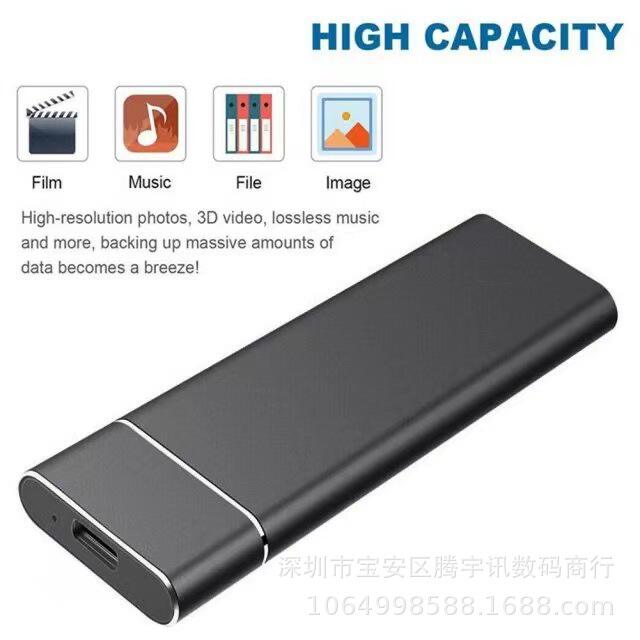 Factory Wholesale SSD Mobile Solid State Disk 1TB Cross-border Expansion Upgrade 4TB2TB Portable Mobile Solid State Drive detail 5