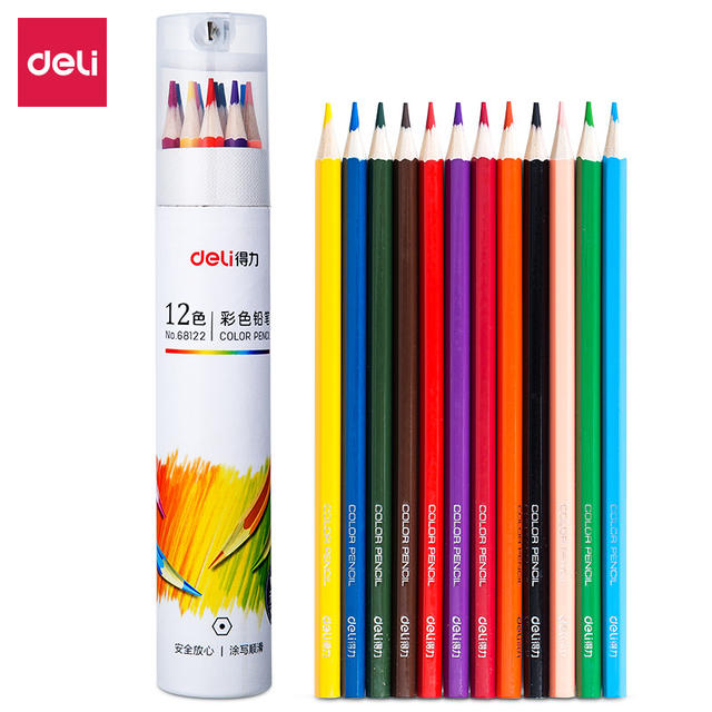 Deli 68125 Art Sketching Colored Pencils Children's Coloring Filling Pens Drawing Pens Watercolor Pens