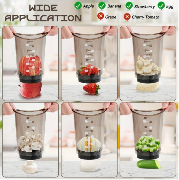Stainless Steel Fruit Slicing Machine Vegetable Chopper Quick Fruit and Vegetable Salad Egg Slicer Kitchen Tool detail 3