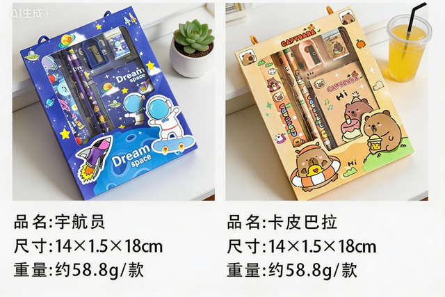 Children's Stationery Gift Set, Surprise Stationery Gift Box for Primary School Students, Small Gifts for the Whole Class in the Beginning of the School Year in Kindergarten detail 11