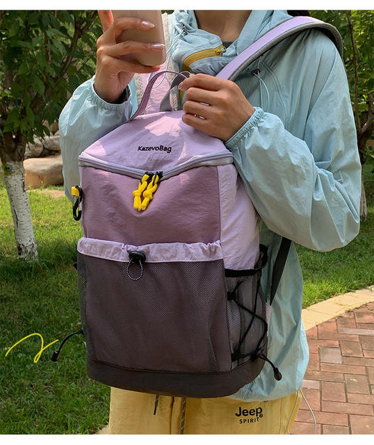 New Korean-Style Casual Sports Backpack, Outdoor Backpack, Hiking and Mountaineering Large-Capacity Travel Bag, Lightweight Commuting Bag detail 7