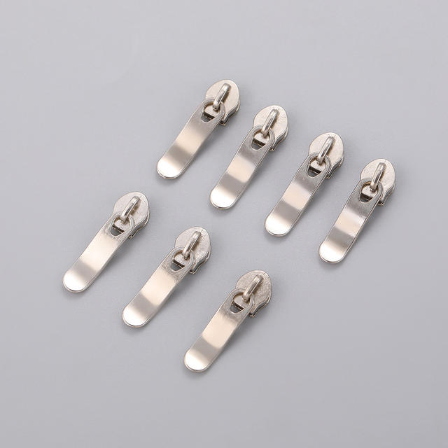 Simple Zinc Alloy Zipper Pullers for Bags, Toys, and Textile Accessories; Nylon Zipper Pullers; Metal Zipper Pullers Wholesale detail 1