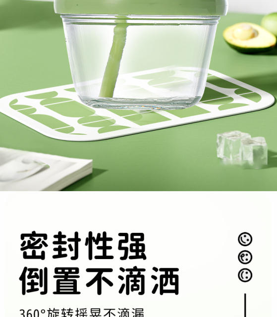 High-Appearance Mini Chubby Cup, Cute Straw Glass Cup, Trendy Internet Celebrity Cartoon Water Cup with Lid, Large Capacity Cup detail 8