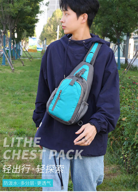 Sports Outdoor Cycling Shoulder Bag Casual Large Capacity Crossbody Bag Ins Trendy Brand Workwear Single Shoulder Crossbody Bag Wholesale detail 2