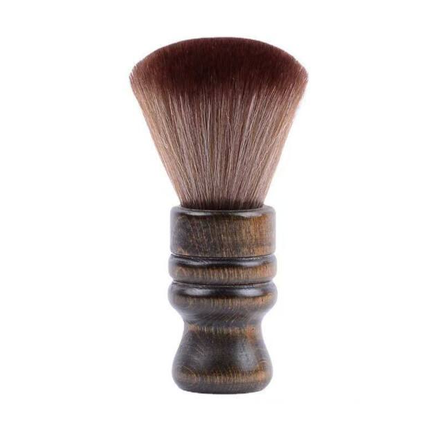 New Cross-Border Model Hair Salon Solid Wood Hair Brush, Hairdressing Tool for Cleaning Hair Fragments and Soft Bristles for Neck Cleaning detail 5