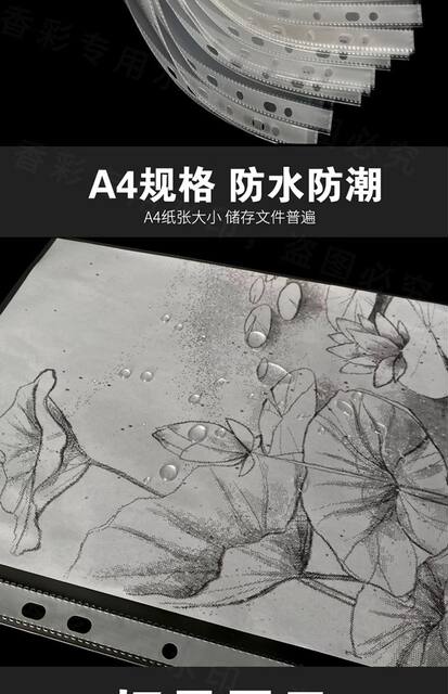 11-hole File BAg TrAnspArent PlAstic A4 Office InformAtion BAg File BAg ContrAct InterstitiAl File Sleeve Protective Film detail 5