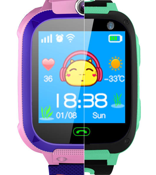 Spot supply explosions Q9 elderly children with touch screen camera S4 generation smart children positioning phone watch detail 8