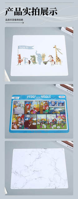 Pp Kidsren's Insulated Placemats Customized Creative Food-Grade Anti-Slip Particles Oil-Proof and High-Temperature Resistant Portable Storage Western-Style Placemats detail 6