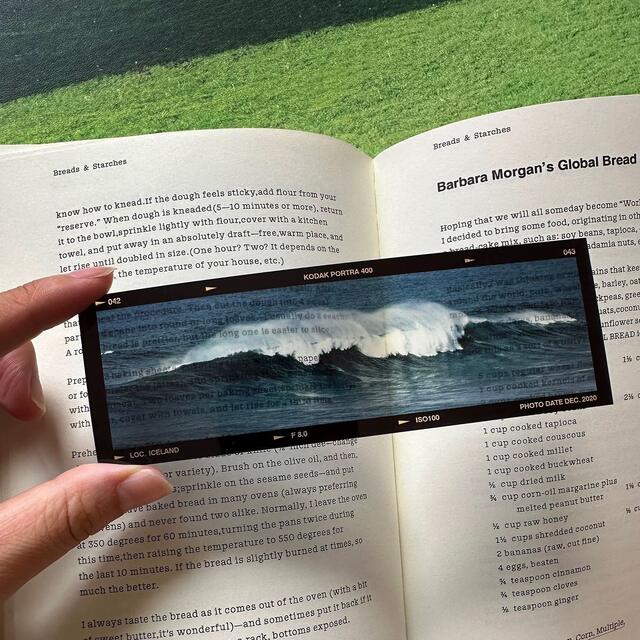 Icelandic Past Acrylic Bookmark Film-Like Translucent Beautiful Romantic Artistic Retro Film Bookmark Gift detail 2