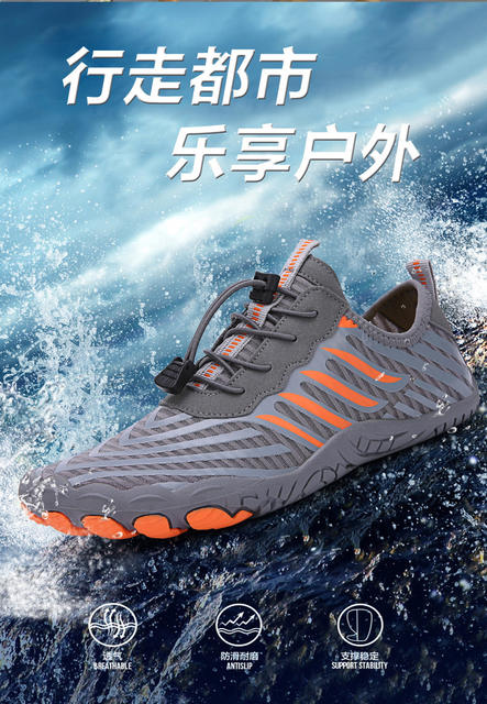 Spring and Summer New Beach Shoes Couple's Tracing Shoes Men's and Women's Light Non-slip Riding Shoes Outdoor Wading Swimming Fishing Shoes detail 2