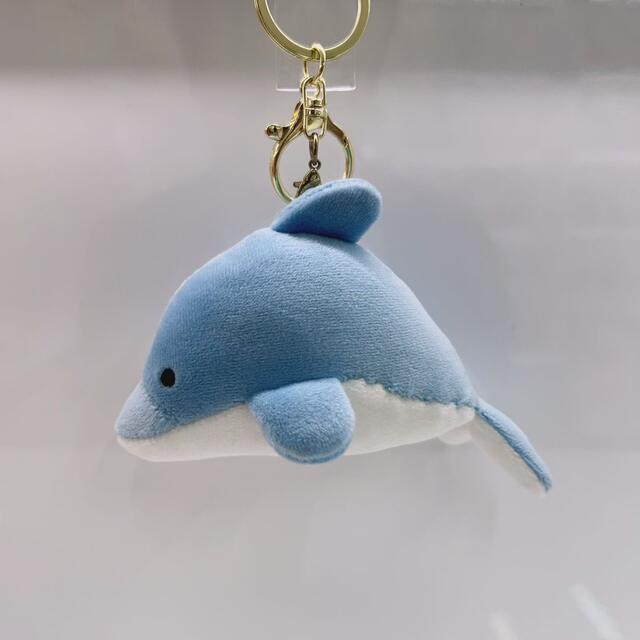 Ocean Animal Squeaky Plush Toy with Sound When Pressed, Clownfish, Dolphin, Penguin, Bag Charm detail 5