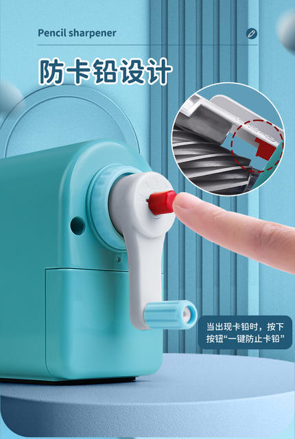 Pencil Sharpener for Primary School Students, Large Diameter Pencil Sharpener, Durable Thick Rod, Large Triangular Pencil Hole Pen, Pencil Sharpener detail 6