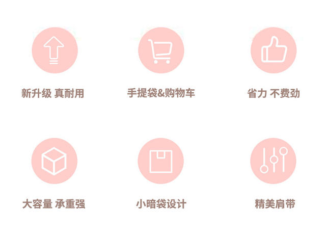 Trolley Shopping Cart Supermarket Grocery Shopping Trolley Portable Foldable Trailer Home Shoulder Express Trolley detail 2