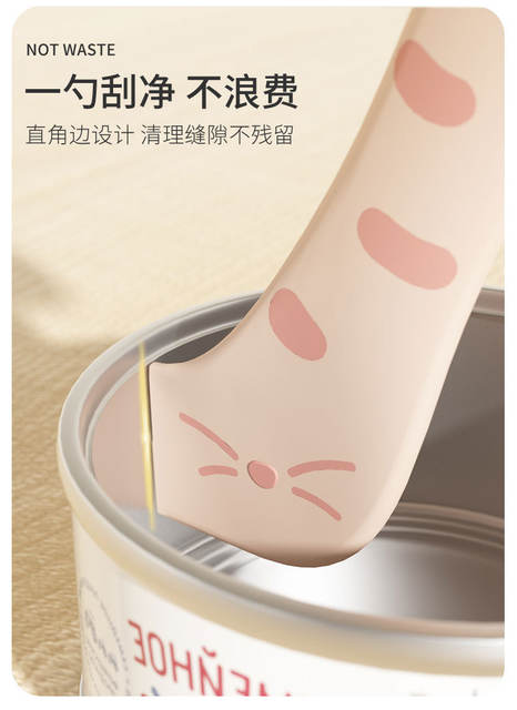 New pet can spoon multifunctional can opener wet food dry food spoon cat tableware feeding mixing cat shovel detail 7