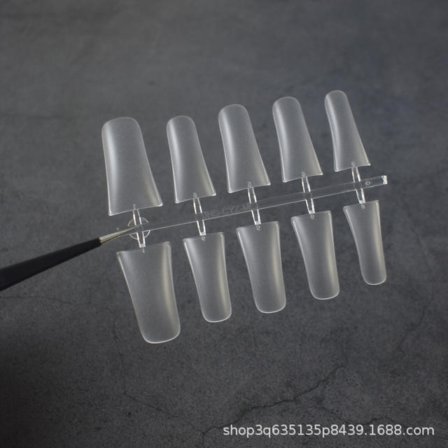 Ultra-Thin Long Duckbill Nail Tips, No Filing Required, Handmade Wearable Full-Cover Nails, Xsml, European and American Cross-Border Wholesale detail 4