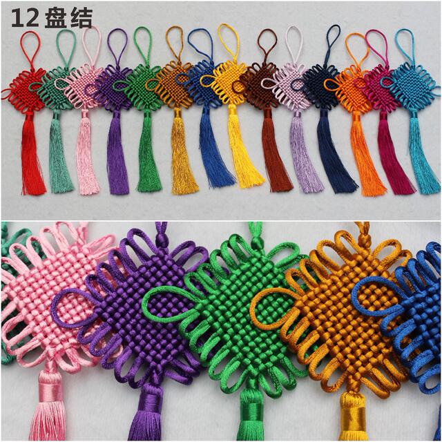 Chinese Knot Pendant Line 5 8 Plate Fang Sheng Knot Rope Hanfu Lantern Small Door Handle New Year Craft Gift Hanging Spike detail 10