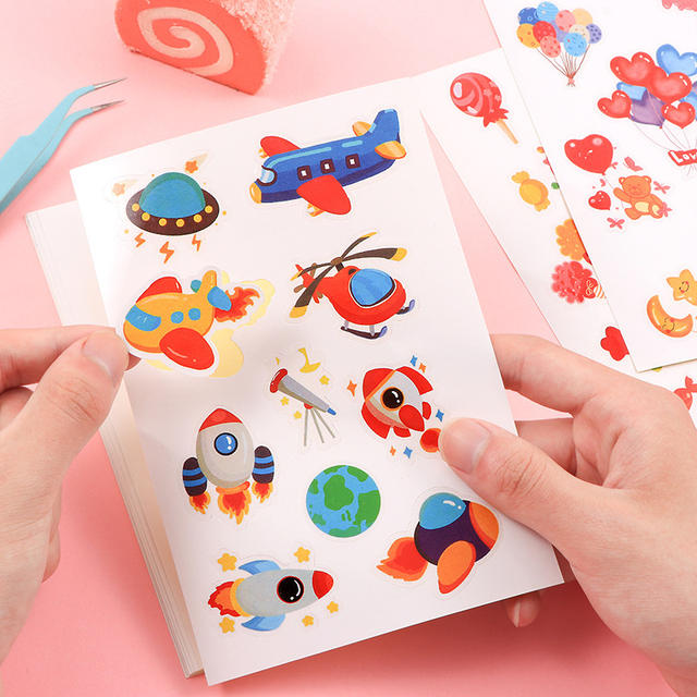 Kindergarten Growth Manual Decorative Stickers Children's File Footprint Baby Growth Memorial Album Making Materials detail 8