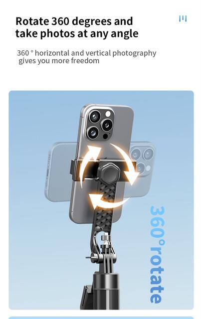 K29 Mobile Phone Bluetooth Remote Control Tripod Selfie Stick Four-Axis Handheld Stabilizer Live Broadcast Floor Stand 2.15m detail 11