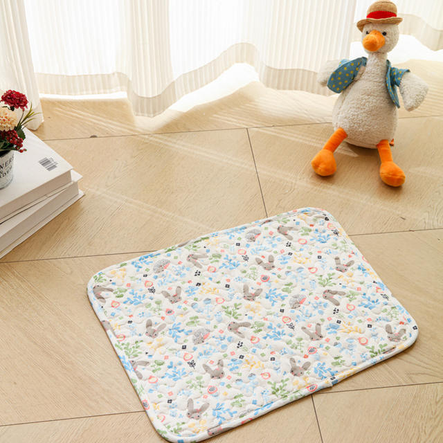 Waterproof Urine-Proof Cotton Pet Mat Cat and Dog Sleeping Mat Rabbit Anti-Slip Mat Foot Mat Cat Cage Rabbit Cage Dog Cage Mat detail 8