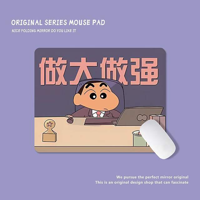 Crayon Small New Cartoon Cute Mouse Pad Girls small size Office Table Pad Computer Keyboard Pad Ins Style Table Pad detail 3
