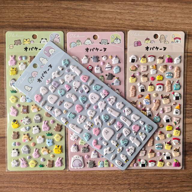 Authentic Authorized Youyou Family Bubble Stereo Stickers Cartoon Cute Little Animals Diary Decoration Stickers detail 9