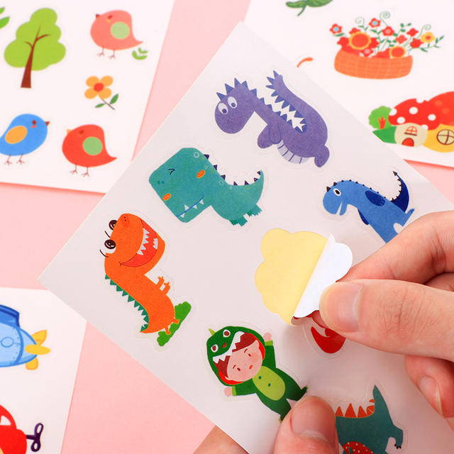 Kindergarten Growth Manual Decorative Stickers Children's File Footprint Baby Growth Memorial Album Making Materials detail 9